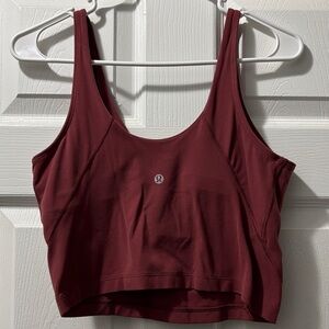 Lululemon Burgundy Align Tank Top